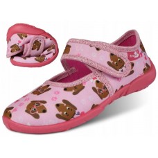 18 Euro! Детски Анатомични ДИШАЩИ Обувки  RENBUT 33-413/173 (Кученца) с Кожени стелки, за Момичета